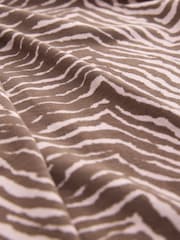 Estampa de zebra - Cotton Modal Blend Slouch Long Sleeve T-Shirt - Imagem 2 de 3
