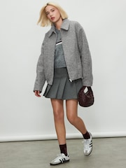Gris - Coatigan Bomber Jacket - Imagen 3 de 8