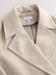 Cream Long Maxi Coat - Image 8 of 9