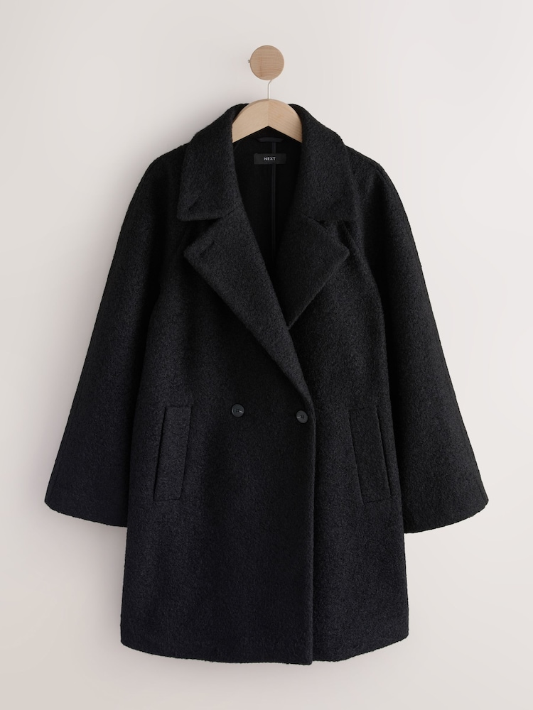 Buy Black Revere Button Up Coatigan from Next India