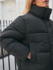 Negro - Abrigo acolchado e impermeable - Imagen 10 de 10