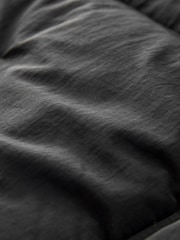 črna - Shower Resistant Mid Length Padded Coat - Slika 11 iz 11