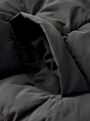 Negro - Abrigo acolchado e impermeable - Imagen 2 de 10