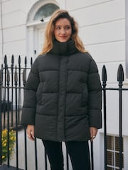 Negro - Abrigo acolchado e impermeable - Imagen 7 de 10