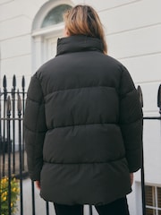 Negro - Abrigo acolchado e impermeable - Imagen 8 de 10