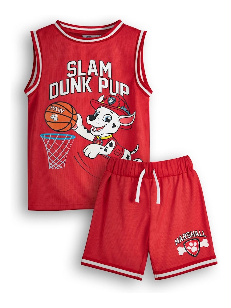Rojo - Vanilla Underground Paw Patrol Kids Marshall 2 Piece Basketball Set - Imagen 1 de 6