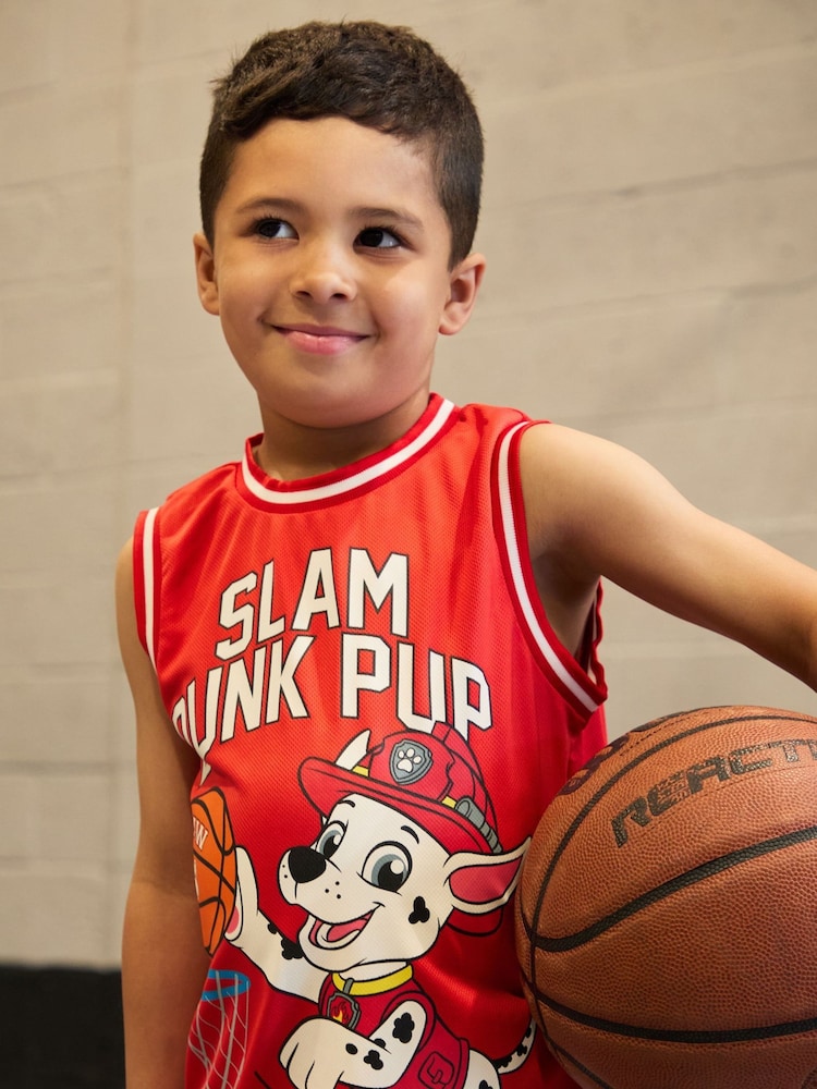 Vanilla Underground Red Paw Patrol Kids Marshall 2 Piece Basketball Set - Image 7 of 7 Vanilla Underground Red Paw Patrol Kids Marshall 2 Piece Basketball Set - Image 7 of 7