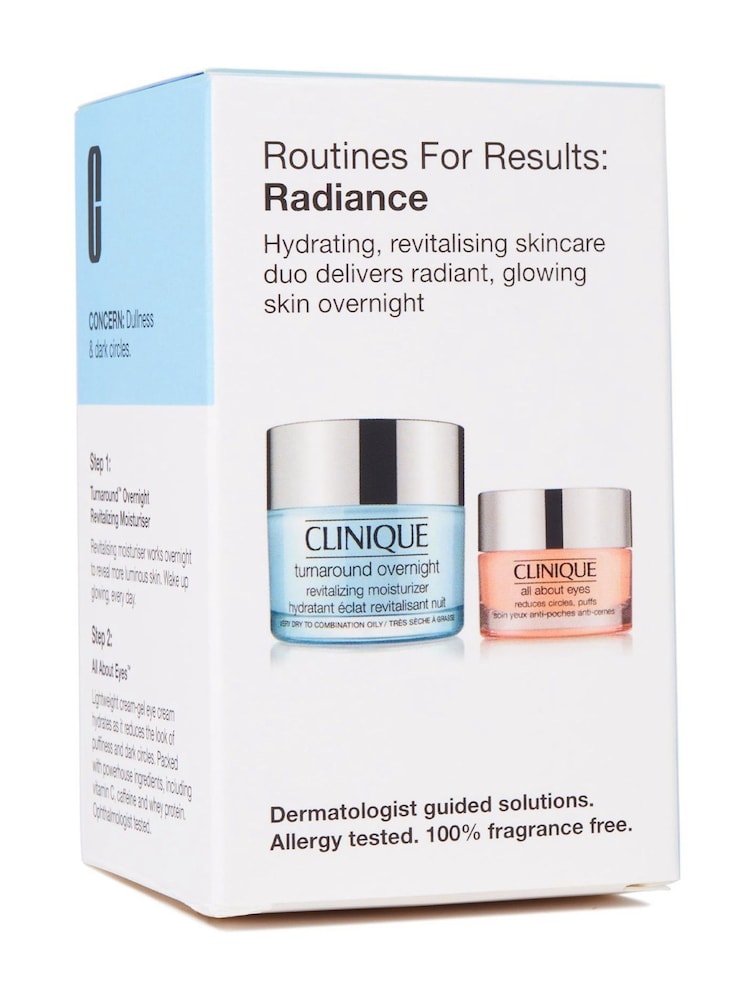 Clinique Routines For Results Radiance Skincare Set (Worth £79) - Image 1 of 3