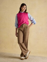 Joules Holly Fushsia Pink Knitted Vest - Image 4 of 8