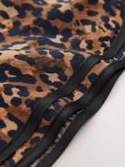 Leopard Print Sports Shorts With Contrast Stripe - Image 7 of 7