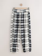 Black/White Textured Check Barrel Trousers - Image 6 of 9