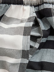 Black/White Textured Check Barrel Trousers - Image 8 of 9