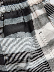 Black/White Textured Check Barrel Trousers - Image 9 of 9