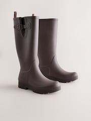Chocolate Brown Knee High Wellies - Image 6 of 10