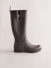 Chocolate Brown Knee High Wellies - Image 7 of 10