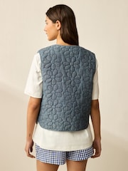 Blue Pull On Gingham Shorts - Image 2 of 6