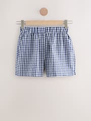 Blue Pull On Gingham Shorts - Image 4 of 6