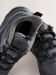 رمادي - Water Resistant Elastic Lace Trainers - صورة 6 من 8