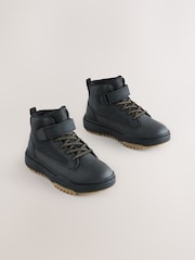 Black Thinsulate Lined Waterproof High Top Boots - Image 1 of 5