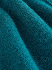 Teal Blue Supersoft V-Neck Cardigan With Pockets - Image 13 of 14