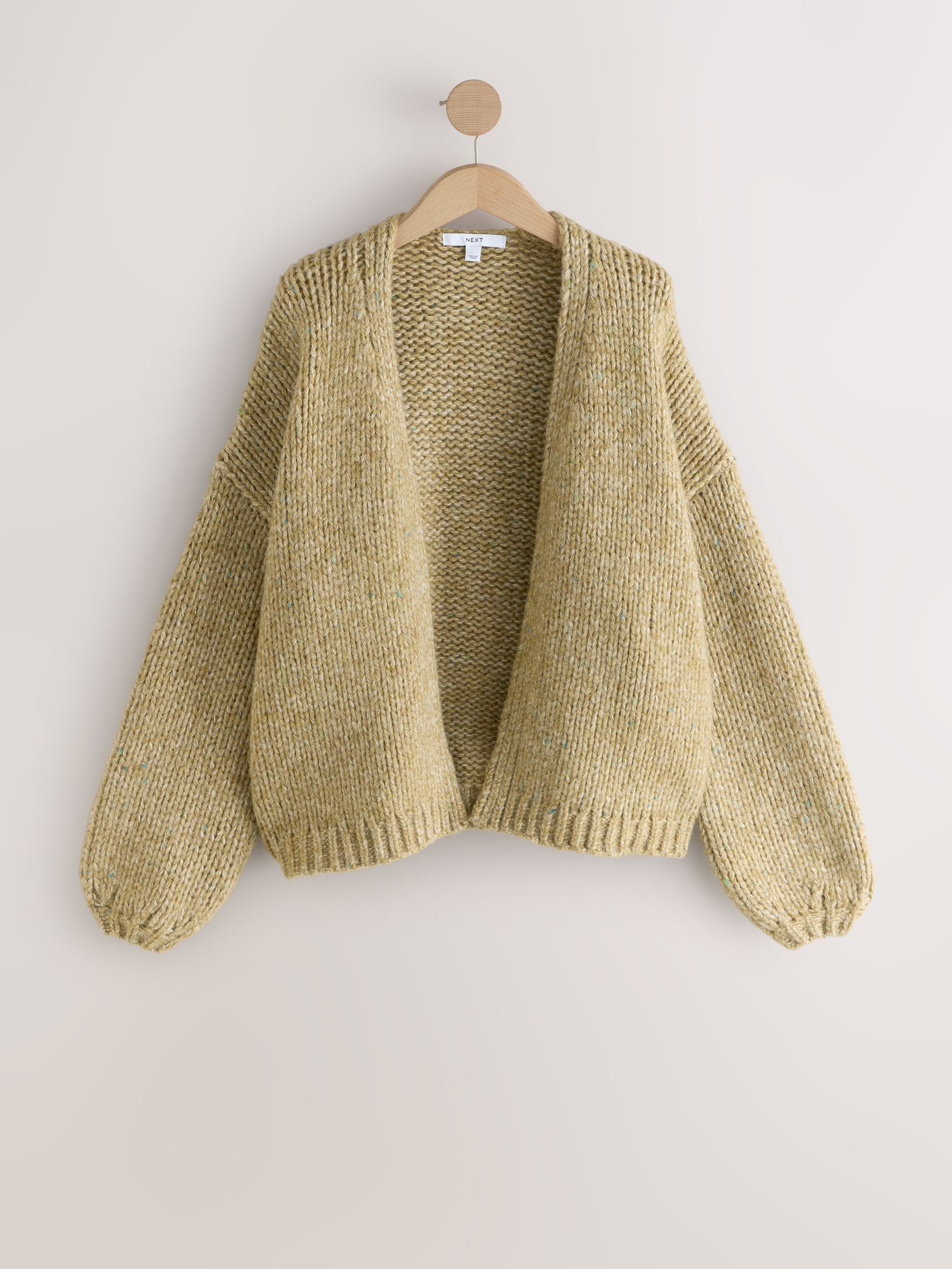 Comprar Neppy verde Oliva - Cardigan de malha grossa com toque