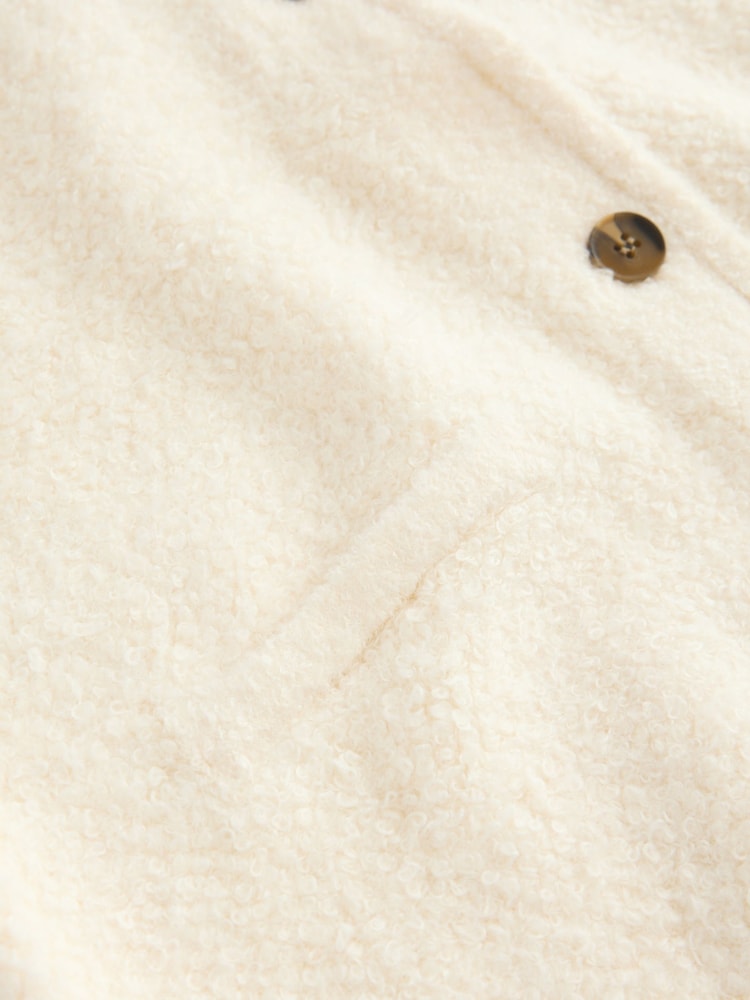 Ecru Boucle Knitted Gilet With Wool - Image 7 of 7
