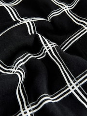 Mono Check Soft Touch Cotton Rich Pocket Front Cardigan - Image 2 of 3
