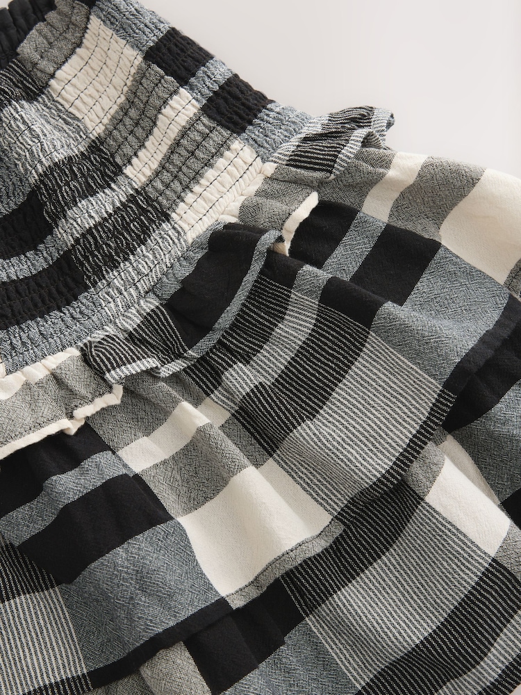 Black/White Check Rara Mini Skirt - Image 13 of 13