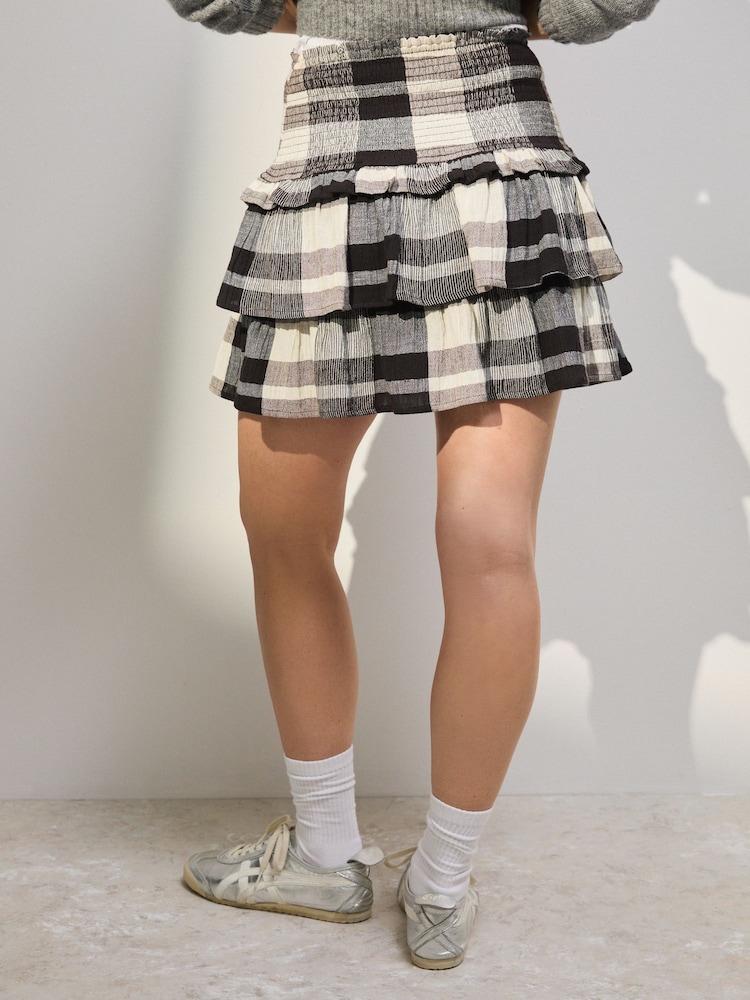 black off the shoulder feather dress Black Layered Rara Mini Skirt – FavouriteClothing.ie