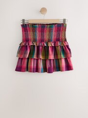 Pink Check Rara Mini Skirt - Image 1 of 5