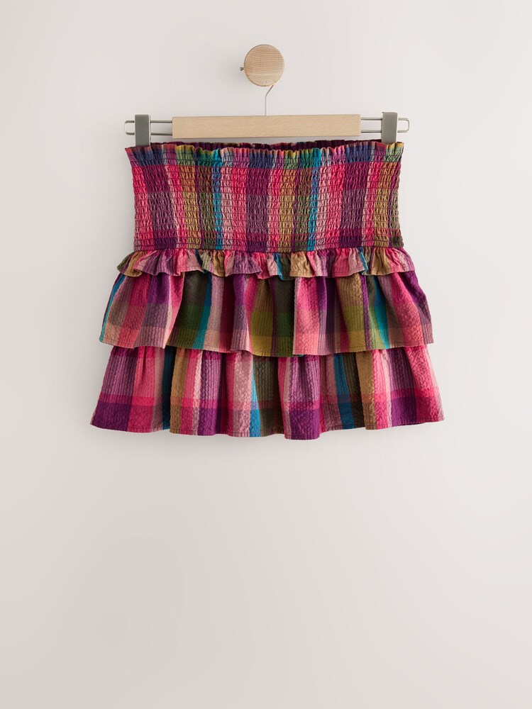 Pink Check Rara Mini Skirt - Image 1 of 5