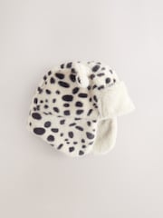 Leopard Faux Fur Earred Baby Trapper Hat (0mths-2yrs) - Image 1 of 3