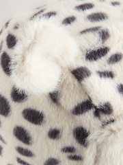 Leopard Faux Fur Earred Baby Trapper Hat (0mths-2yrs) - Image 2 of 3