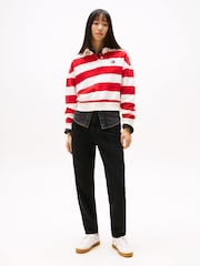 Tommy Hilfiger Black Mom Tapered Leg Jeans - Image 2 of 5