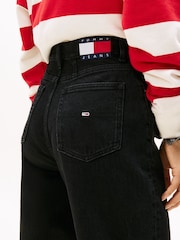 Tommy Hilfiger Black Mom Tapered Leg Jeans - Image 4 of 5