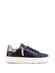 Синий - Jones Bootmaker Paulina Chunky Leather Trainers - Изображение 3 из 7