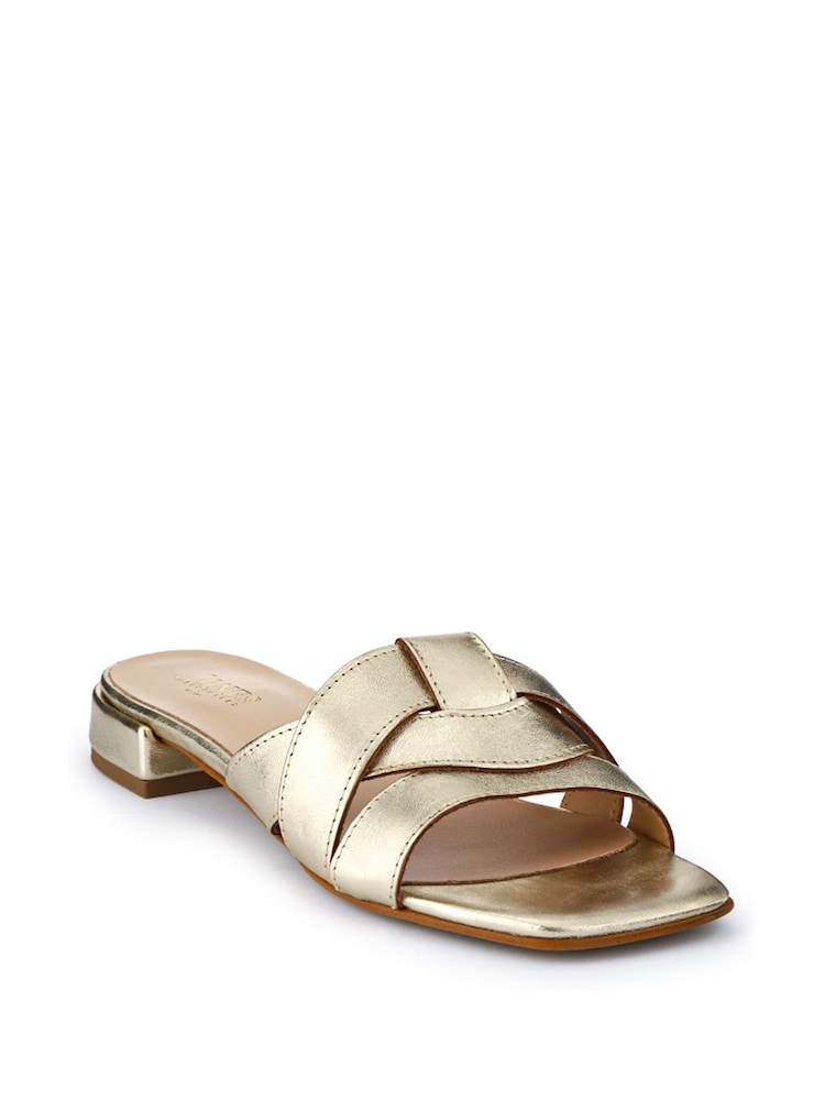 Jones Bootmaker Metallic Genesis Smart Leather Mules - Image 3 of 6