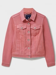 Crew Clothing Pink Denim Western Jacket - Image 5 of 5