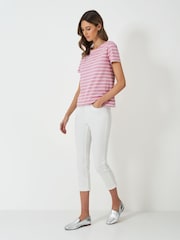 Crew Clothing Company White Cropped Jeans - Image 1 of 5
