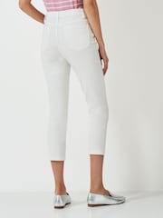 Crew Clothing Company White Cropped Jeans - Image 2 of 5