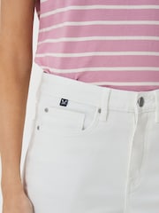 Crew Clothing Company White Cropped Jeans - Image 4 of 5