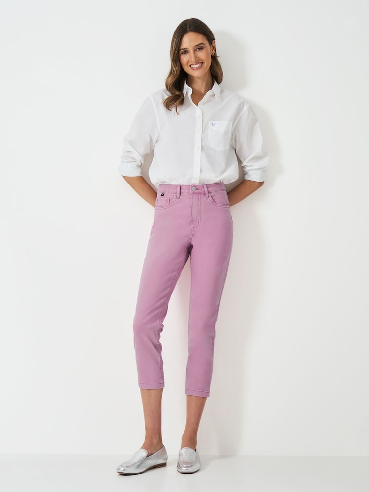 Rosa - Vaqueros capri de Crew Clothing Company - Imagen 1 de 5 Rosa - Vaqueros capri de Crew Clothing Company - Imagen 1 de 5