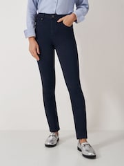 Crew Clothing Company Blue Chrome Garment Dyed Jeans - Image 1 of 5