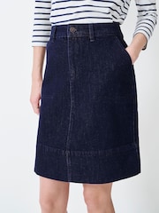 Crew Clothing Company Blue Analee Denim Skirt - Image 2 of 5