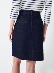 Crew Clothing Company Blue Analee Denim Skirt - Image 3 of 5