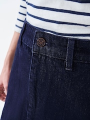 Crew Clothing Company Blue Analee Denim Skirt - Image 4 of 5
