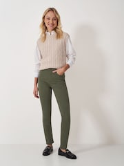 Crew Clothing Company Green Garment Dyed Jeans - Image 4 of 5