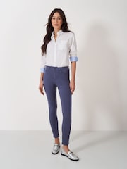 Crew Clothing Company Blue Garment Dyed Jeans - Image 4 of 5