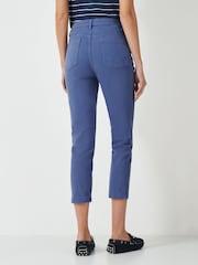 Синий с хромированной отделкой - Crew Clothing Company укороченные джинсы - Image 2 of 5
