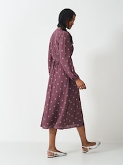 Crew Clothing Company Pink Lola Tie Back Tea Dress - Image 2 of 8